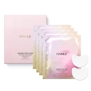 Femmue Aurora Dewy Mask Eye Patch Depuffing + Revitalizing 4 Sets BNIB